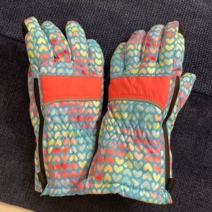 NWOT Andy & Evan size 5/6 insulated waterproof gloves with double zippers